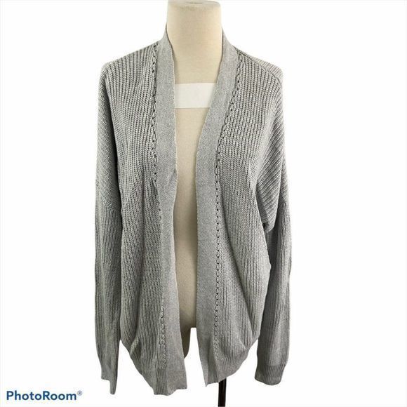 NWT ABOUND Light Grey Cardigan (L)‎ - Picture 8 of 8
